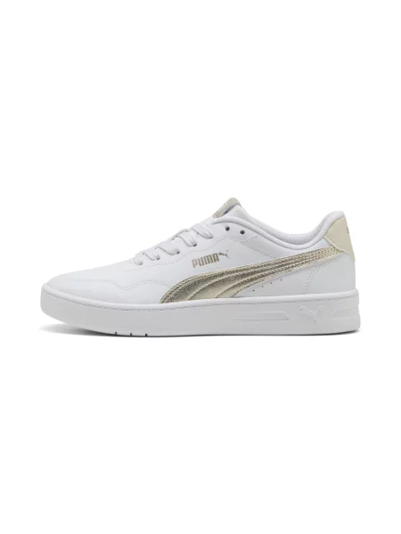 PUMA sneakersy Court Lally Metaliczny Whisper Akcesoria biały