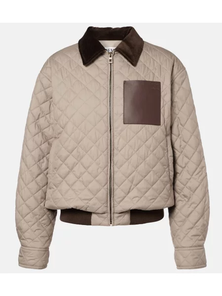 Geanta de piele Loewe gri