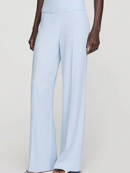 Брюки Sandro в полоску синие