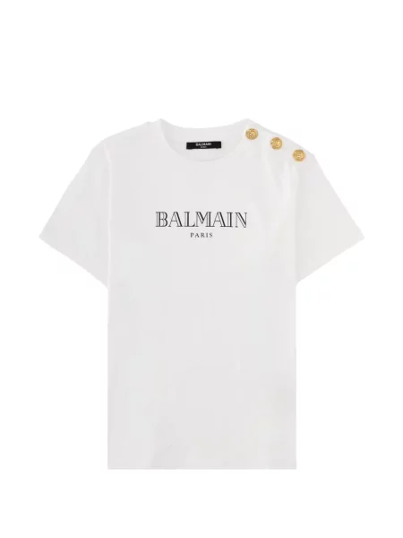 Koszulka dziecięca Balmain biała