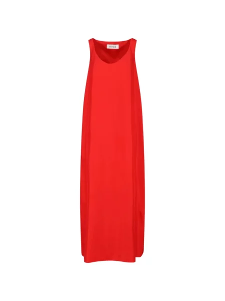 Sukienka maxi Róhe bez rękawów czerwona