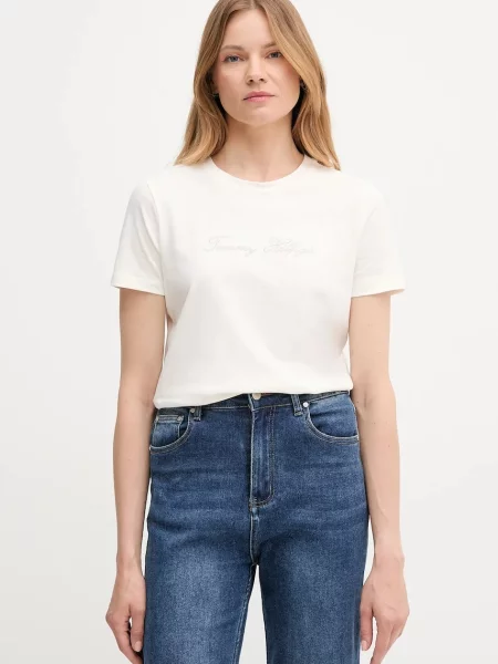 Tommy Hilfiger tričko béžové