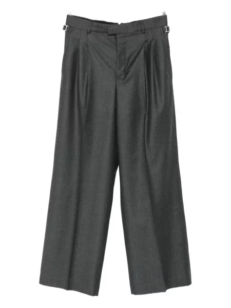 Pantaloni Ami Paris plisate gri