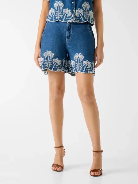 GUESS Jeans PILAR albastru denim alb