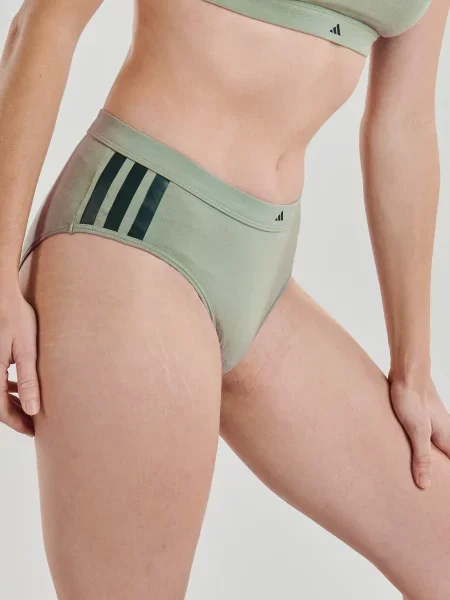 Prugaste gaćice Adidas siva
