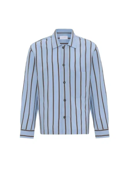 Antioch Košile světlemodrá / tmavě hnědá