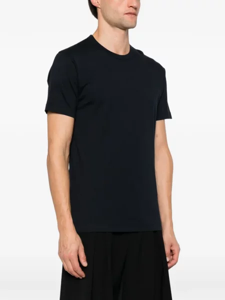 Къс тениска Comme Des Garçons Shirt с принт синьо