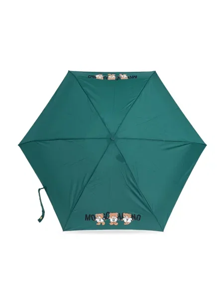 Raštuotas meškiukas skėtis Moschino žalia