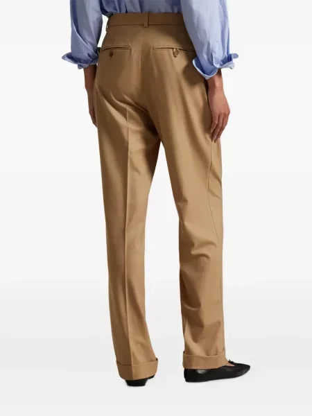 Căciulă Polo Ralph Lauren cu broderie cu dungi cowboy roșu