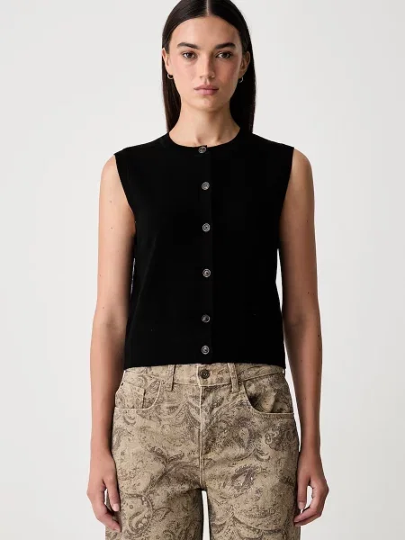 Scotch & Soda kardigán dámsky s viskózou čierna