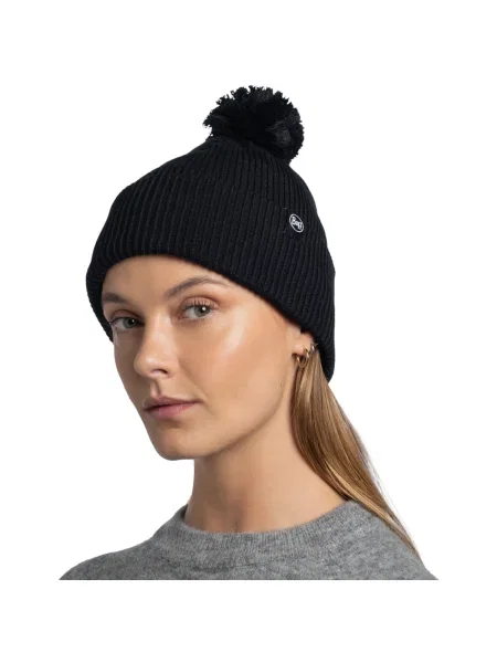 Zimná čiapka BUFF Knitted Renvi black čierna