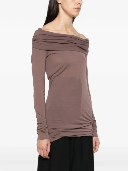 Lung tricou Rick Owens maro