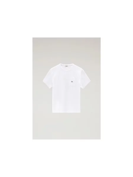 Tricou Woolrich alb