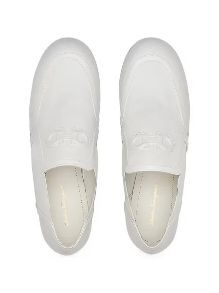 Pantofi loafer Ferragamo alb