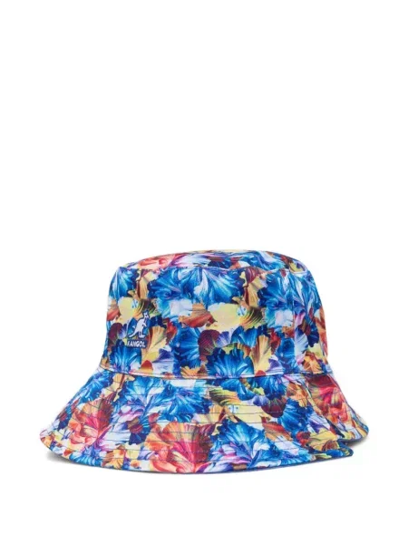 Gėlėta raštuota skrybėlė Kangol mėlyna