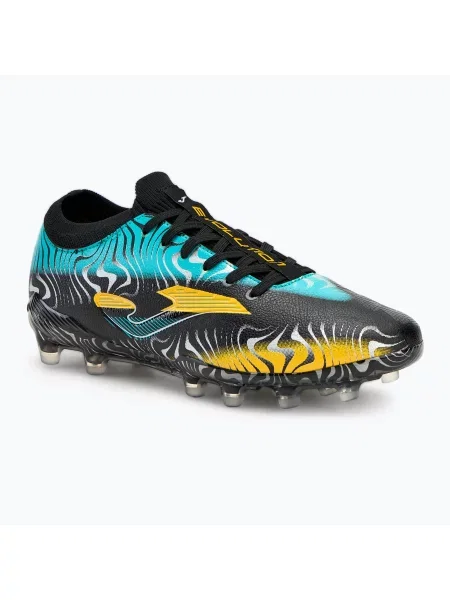 Încălțăminte de fotbal pentru bărbați Joma Evolution Cup FG black/gold negru