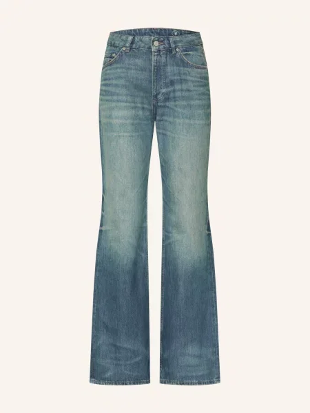 Allsaints Jeansy Wide Leg Lou blau