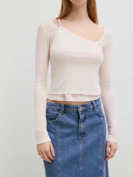 EDITED Tricou Yasmine' alb