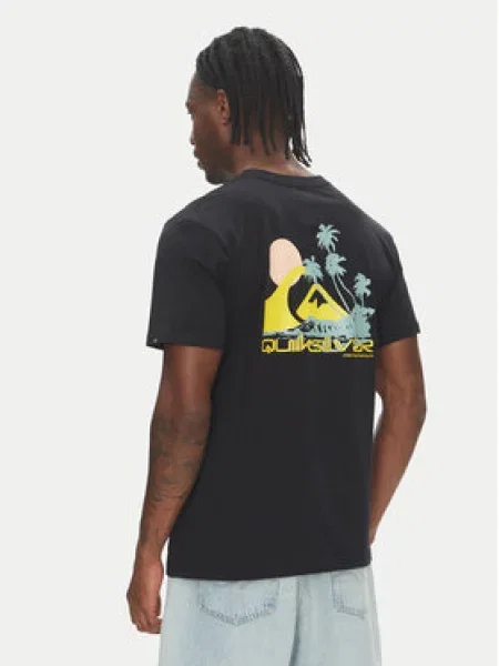 Quiksilver T-shirt Palm Lines Ss crna