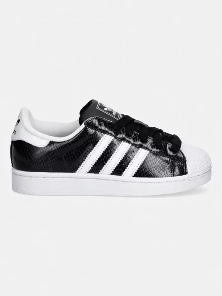 Adidas Originals Superstar II sneakers dámske kožené čierna
