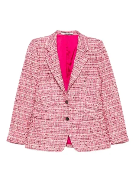 Sacou Tagliatore din tweed roz
