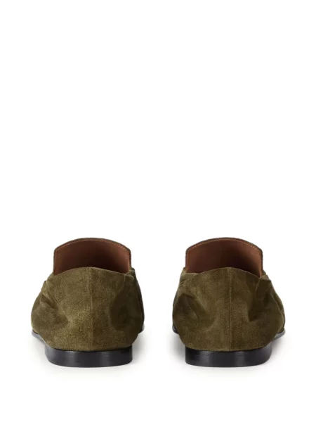 Pantofi loafer Givenchy din piele de căprioară verde