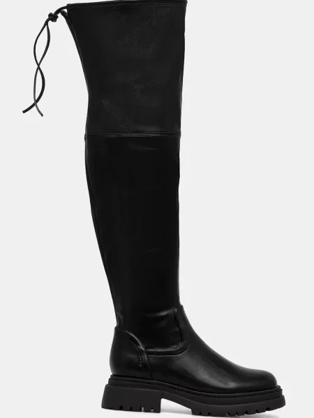 Сапоги Steve Madden на платформе черные