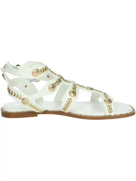 Pantofi Keys alb
