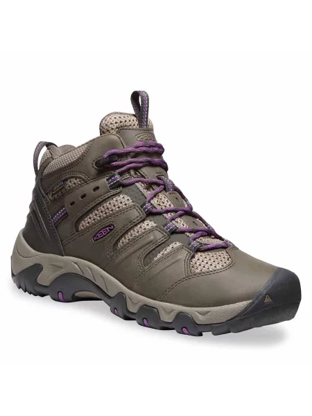 Παπούτσια πεζοπορίας Keen Koven Mid Wp Bungee Bungee Cord/Wood Violet καφέ