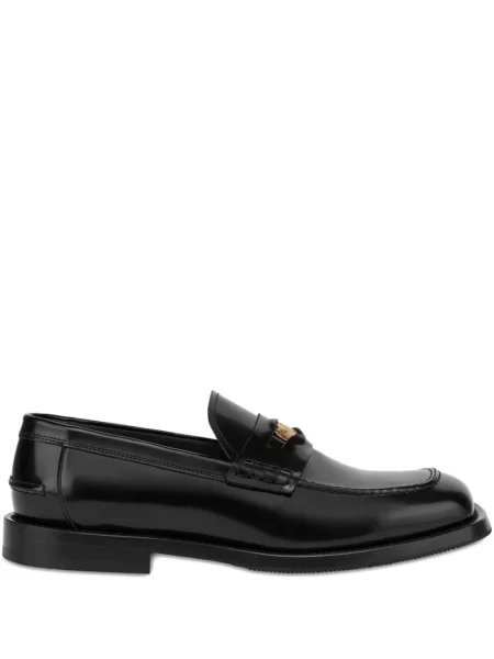 Pantofi loafer Moschino din piele negru
