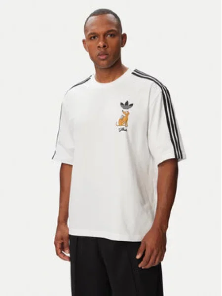 Adidas Marškinėliai Little Santas Helper Graphic balta