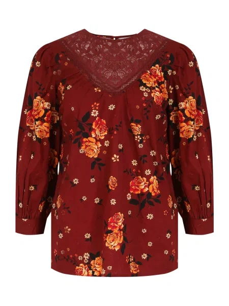 Dorothy Perkins Tall Halenka béžová / oranžová / červená / bordó černá