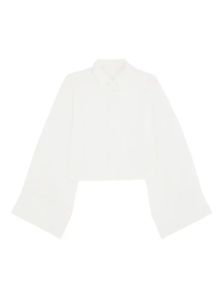 Długa koszula Mm6 Maison Margiela z długim rękawem biała