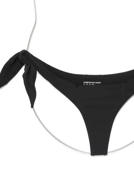 Bikini Christopher Esber cu legături negru