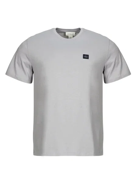 Tricou Calvin Klein clasic din jerseu gri