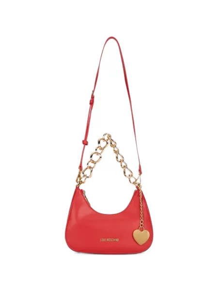 Pandantiv Love Moschino cu motiv cu inimi roșu