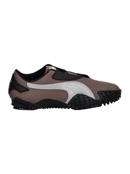 Sneakersy Puma skórzane brązowe