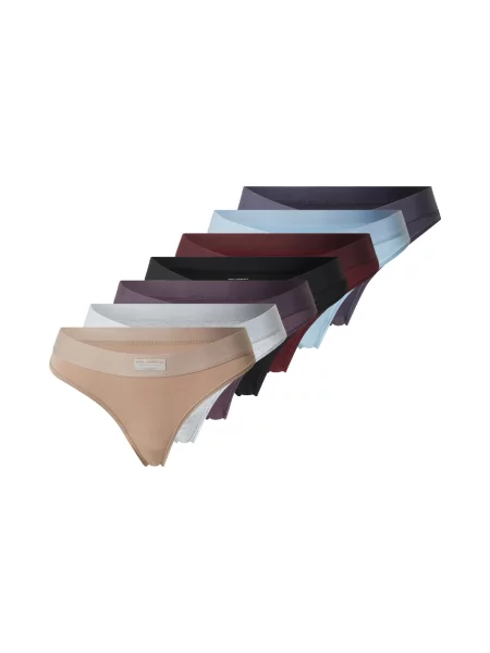 Karl Lagerfeld Tanga bej închis / albastru deschis / gri deschis / lila / mov închis / roşu închis negru