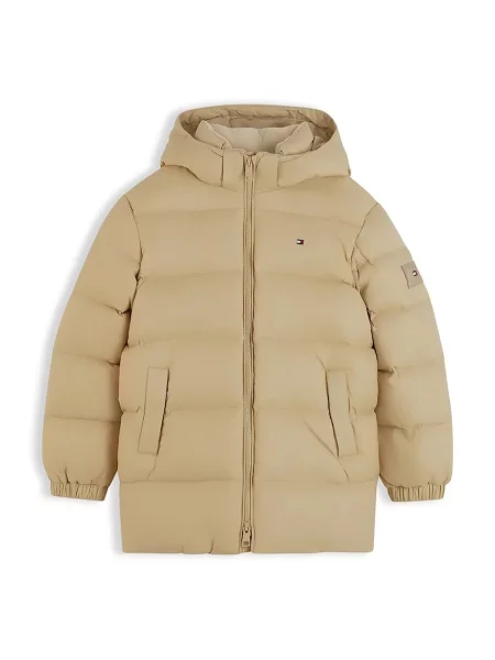 Tommy Hilfiger geacă cu puf pentru copii galben