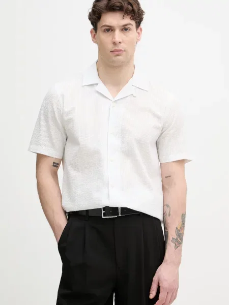 Lindbergh košulja za muškarce od pamuka plava