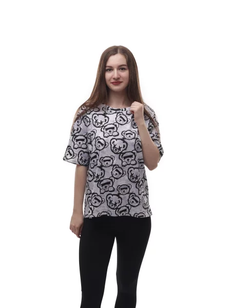 Футболка LUMO віскоза/поліестер білий