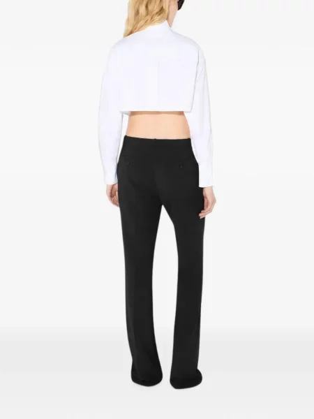 Ușor pantaloni Elisabetta Franchi negru