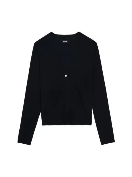 Kardigan Zadig & Voltaire z kaszmiru czarny