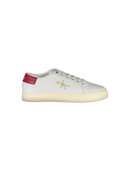 Trampki Calvin Klein Jeans skórzane białe