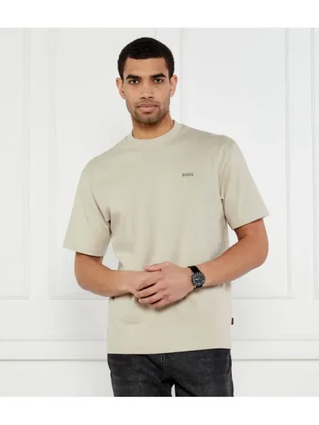 BOSS ORANGE Póló Te_Nowhere | Relaxed fit bézs