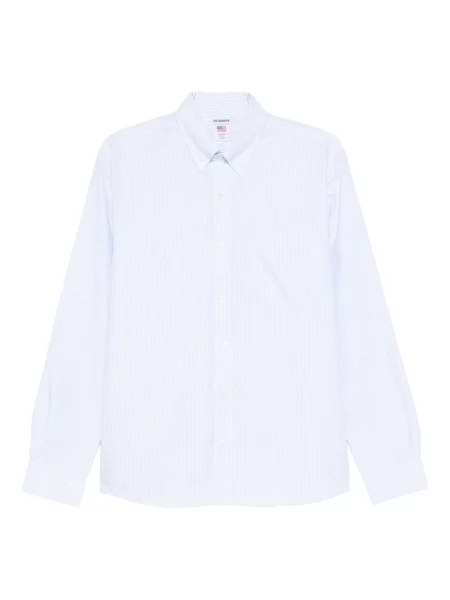 Дълго риза Sebago на райета бяло