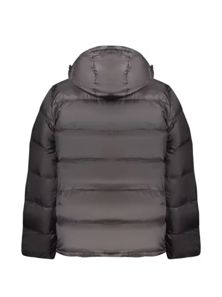 Geacă cu puf Calvin Klein cu glugă negru