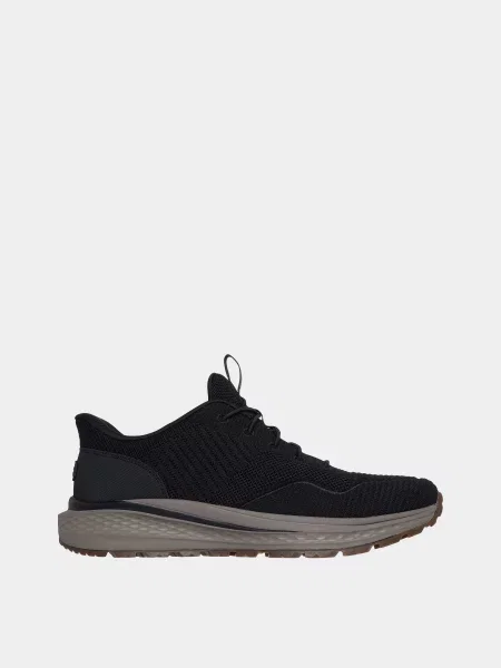 Кожаные кроссовки Skechers черные