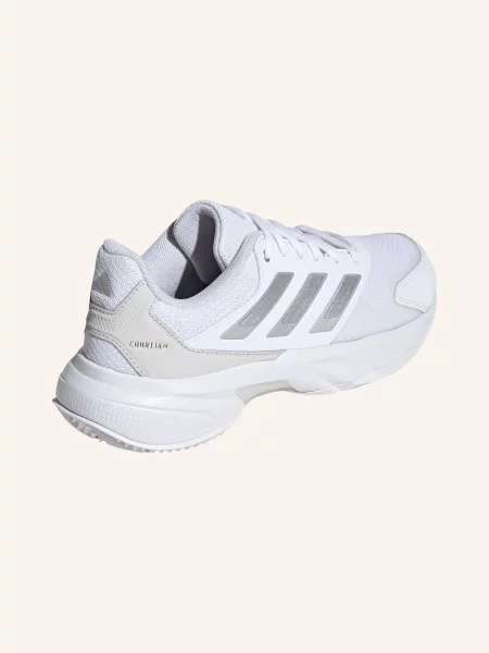 Adidas Tenisky Courtjam Control 3 / stříbrná / béžová bílá
