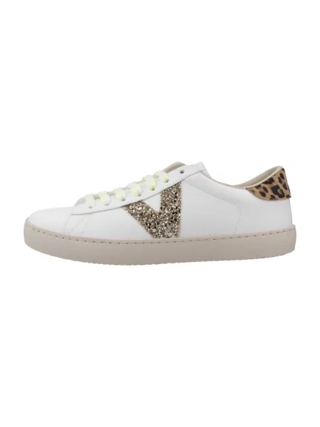 Pantofi Victoria cu imagine cu imprimeu animal print alb